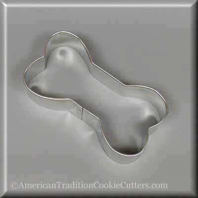 3" Dog Bone Metal Cookie Cutter NA8012 - image1